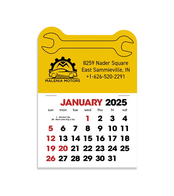 2-Color Stick Up Grid, English (14-Month) Wrench