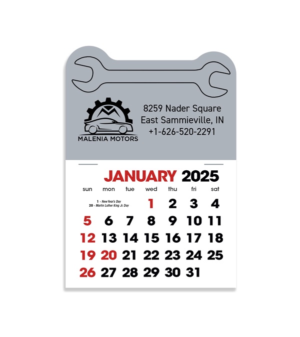 2-Color Stick Up Grid, English (14-Month) Wrench