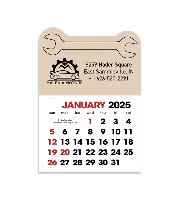 2-Color Stick Up Grid, English (14-Month) Wrench