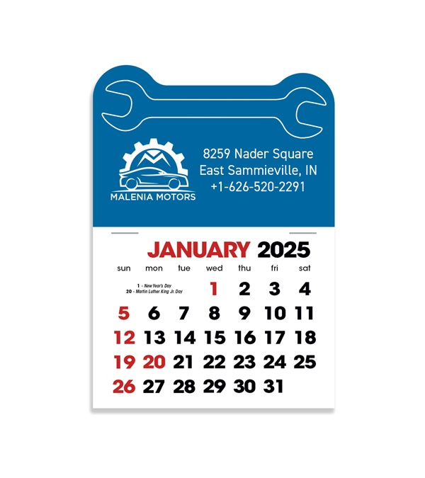 2-Color Stick Up Grid, English (14-Month) Wrench