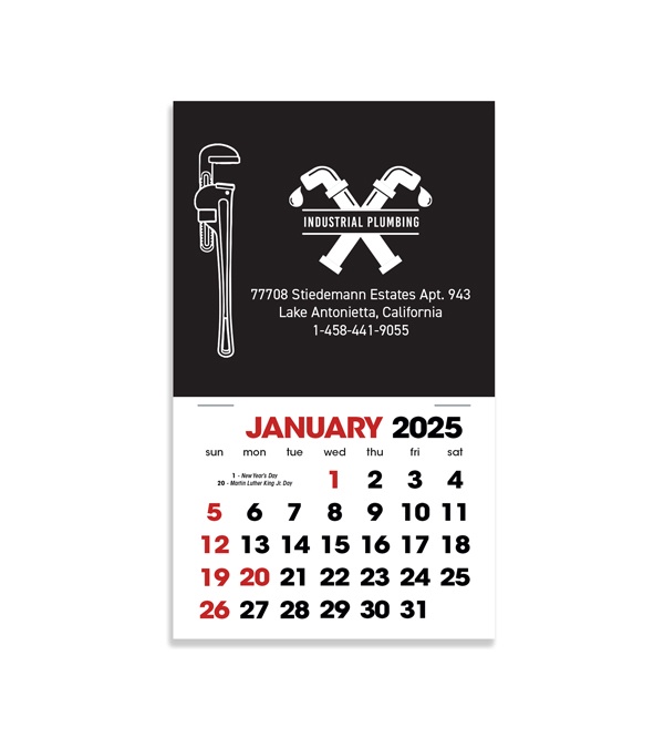 2-Color Stick Up Grid, English (14-Month) Pipe Wrench