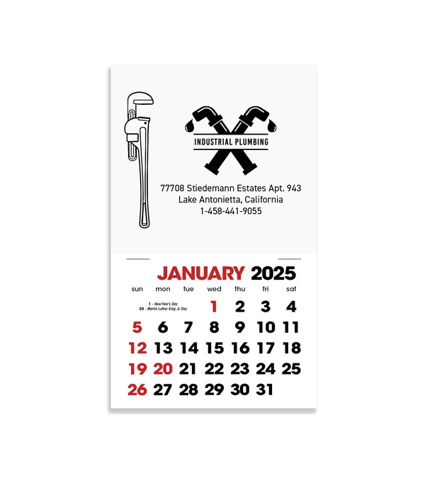 2-Color Stick Up Grid, English (14-Month) Pipe Wrench