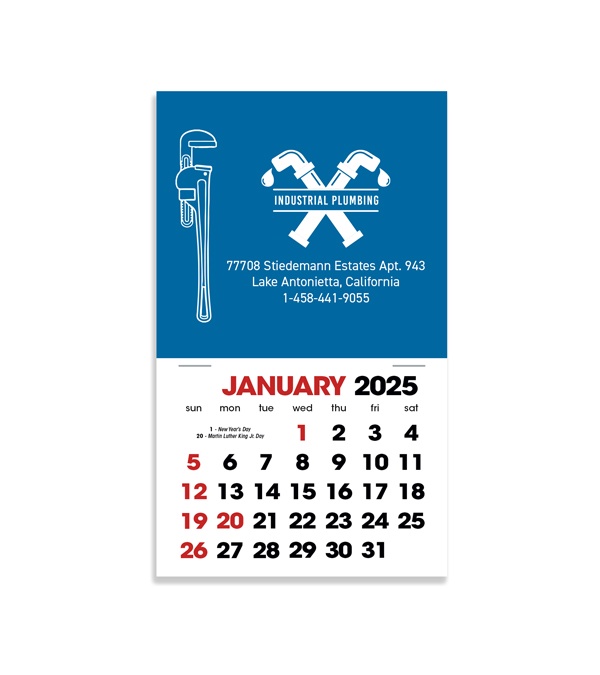 2-Color Stick Up Grid, English (14-Month) Pipe Wrench