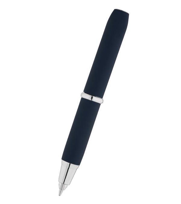 Lexi Soft Touch Lighted Tip Pen with Stylus - Full Color Imprint