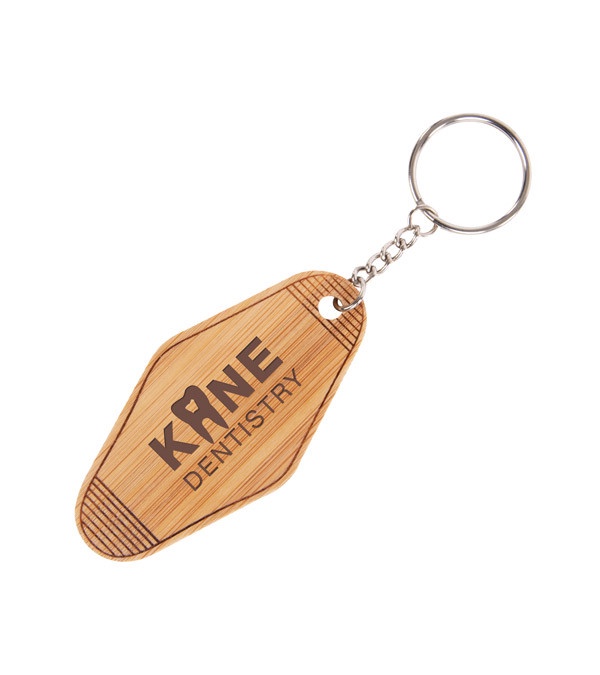 Bamboo Motel Style Keychain