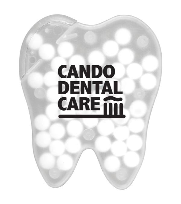 Tooth Shaped Card Mints