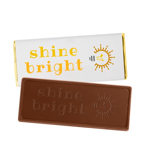 1.75 oz. Milk Chocolate Bar (Gold Foil)