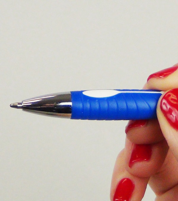 De Soto Solid White Barrel Pen