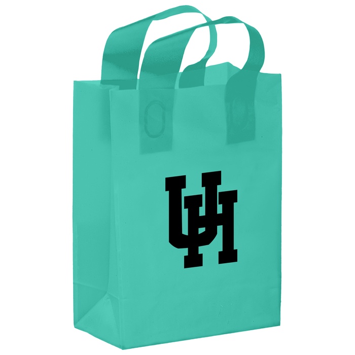 Color Frosted Soft Loop Shopper Bag - 8" x 4" x 11"