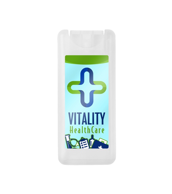 12 ml. Mini Credit Card Hand Sanitizer Spray
