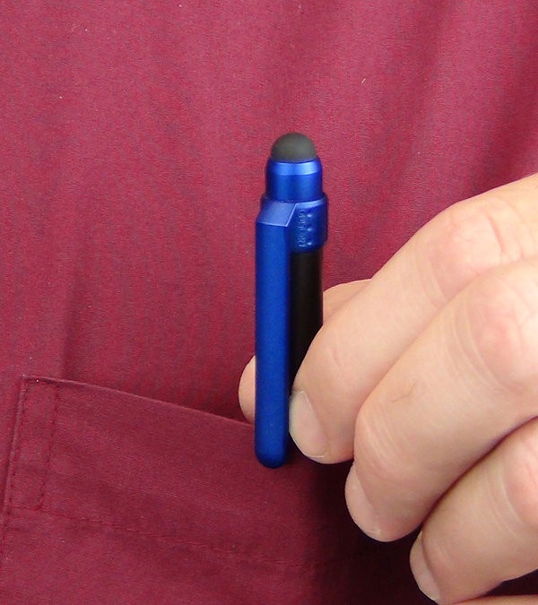 Custom Lavon Matte Black Barrel Pen With Stylus