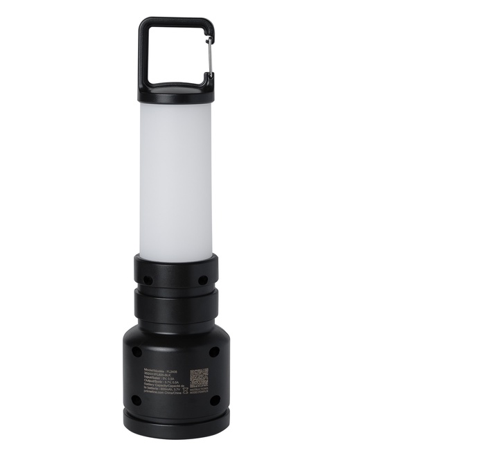 2-in-1 Recycled ABS Plastic Rechargeable Flashlight with Lantern