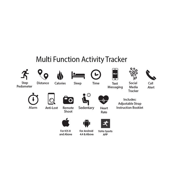 Activity Tracker Wristband 2.0