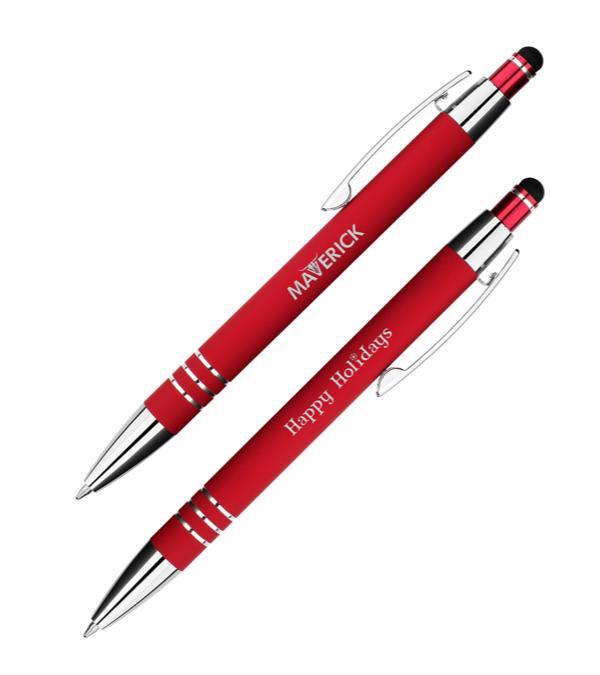 Celena Stylus Soft Touch Pen With Happy Holiday
