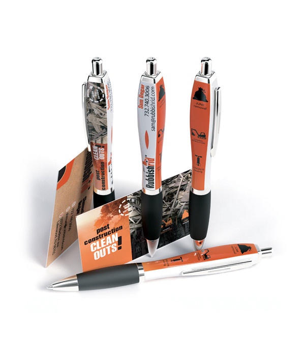 Squared Basset Pen - Full Color Imprint