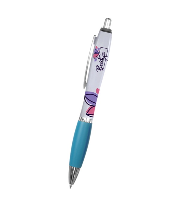 Squared Basset Pen - Full Color Imprint