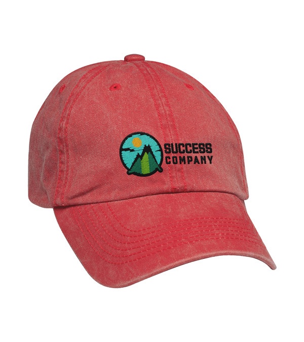 Washed Style Cap - Embroidered
