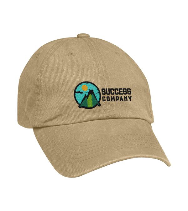 Washed Style Cap - Embroidered