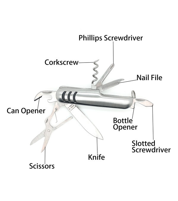 7 Function Sure-Grip Pocket Knife