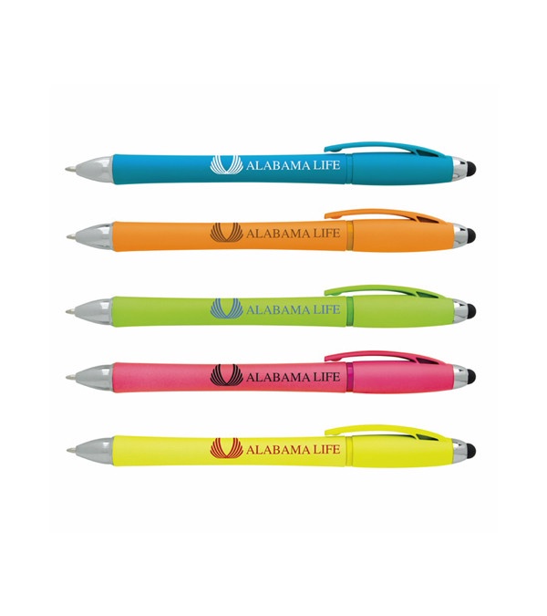 Neon Stylus Highlighter-Pen Combo