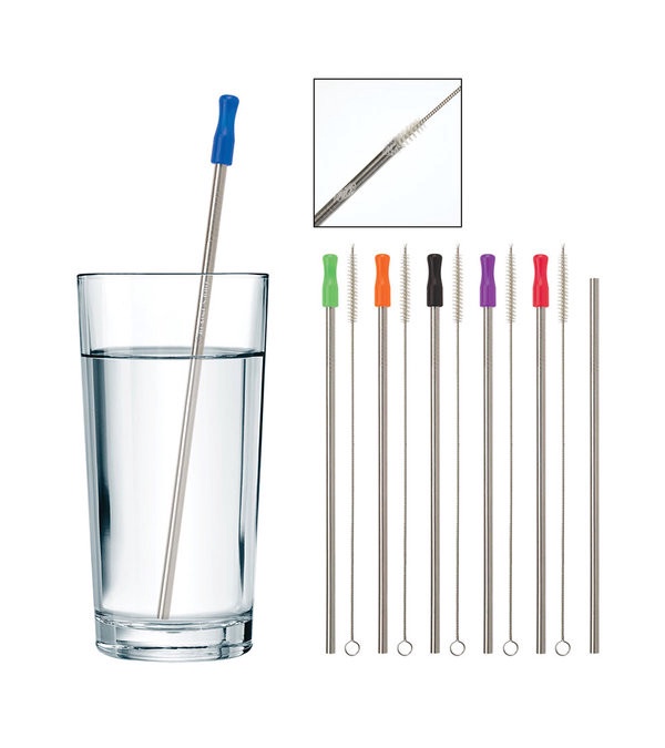 Stainless Steel Straw with Cleaning Brush