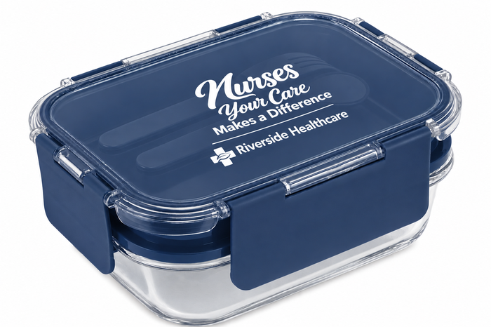 Nurses Glass Bento Box with Personalization