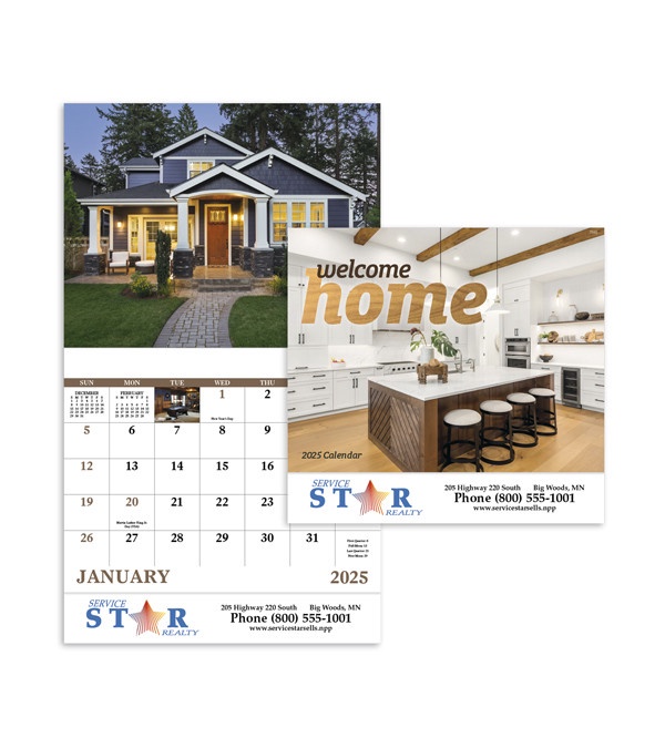 Welcome Home Wall Calendar
