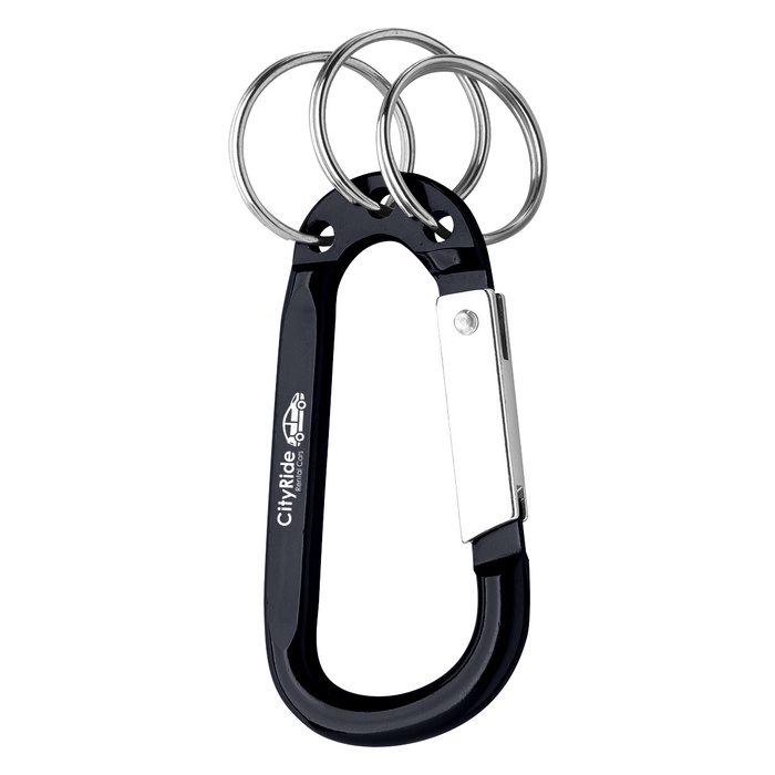 8mm Custom Carabiner With Triple Split Ring