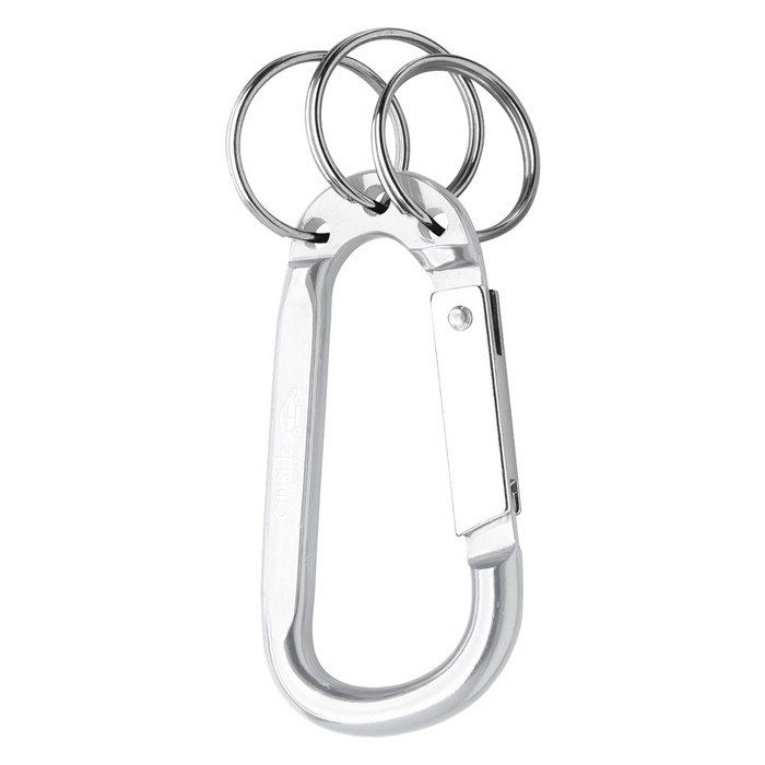 8mm Custom Carabiner With Triple Split Ring