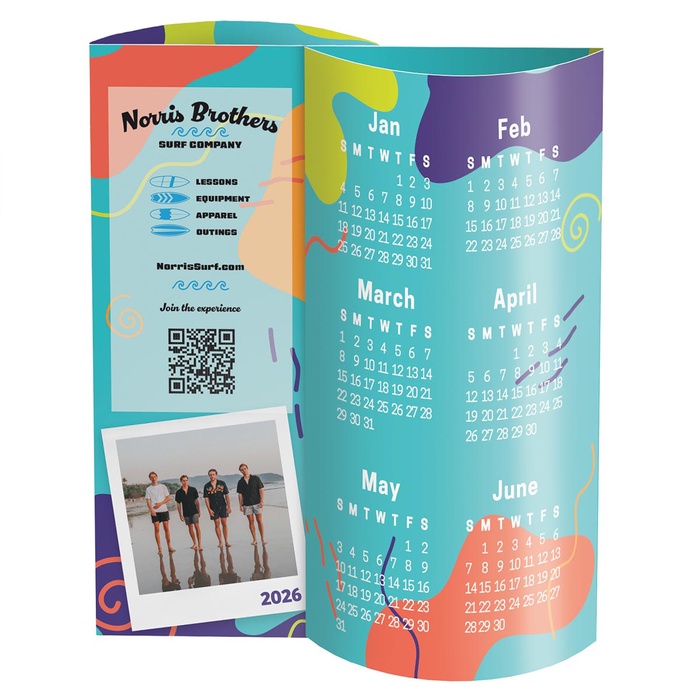 Photo Wave Desk Calendar