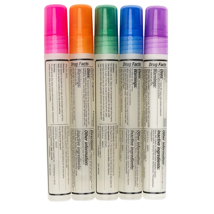 5-Piece Outdoor Essentials Spray Bottle Set