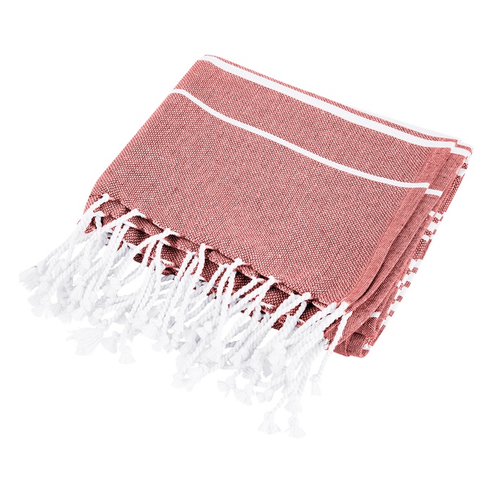 Recycled Beach Blanket With Tassel Fringe