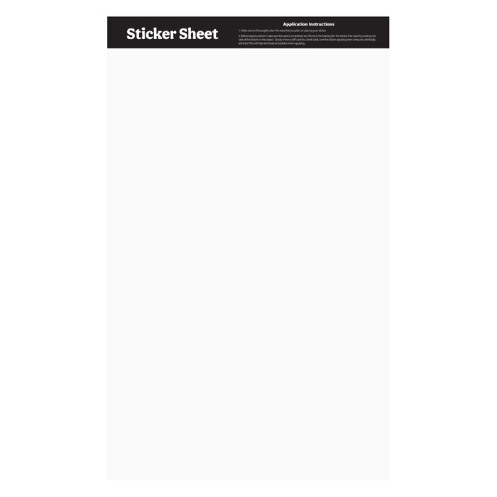 Sticker Sheet 11.5" x 7" Custom Shapes