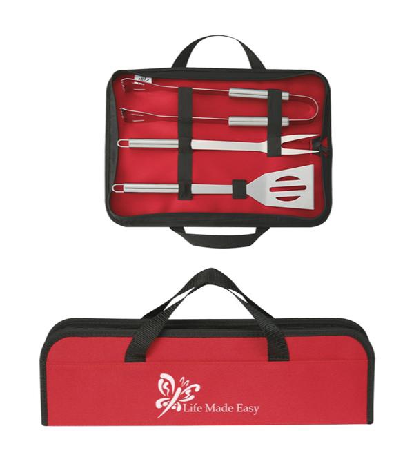 3 Piece BBQ Set In Case