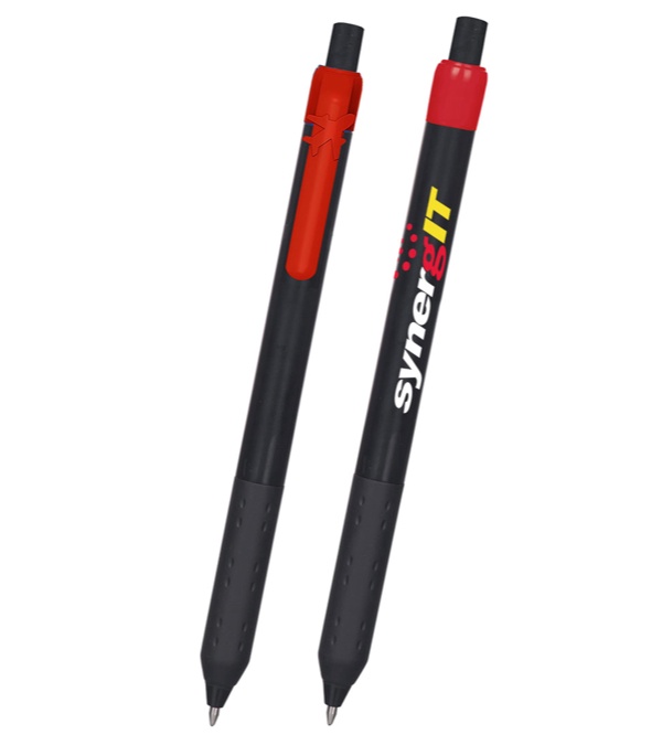 Alamo Black Barrel Pen with Airplane Clip