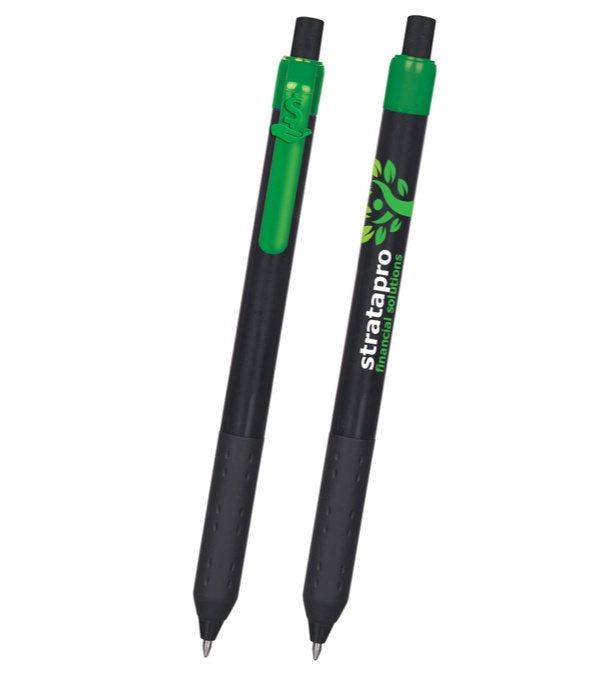 Alamo Black Barrel Pen with Dollar Clip