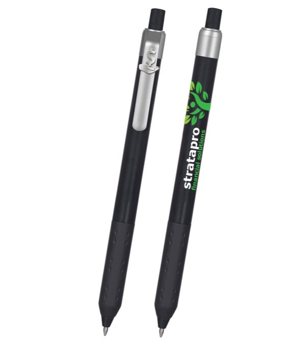 Alamo Black Barrel Pen with Dollar Clip