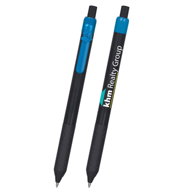 Alamo Black Barrel Pen with House Clip