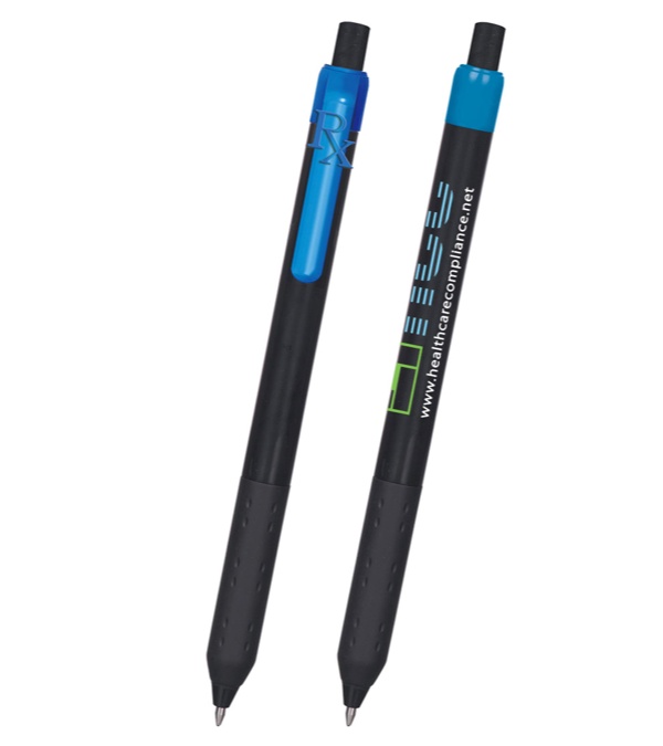 Alamo Black Barrel Pen with RX Clip
