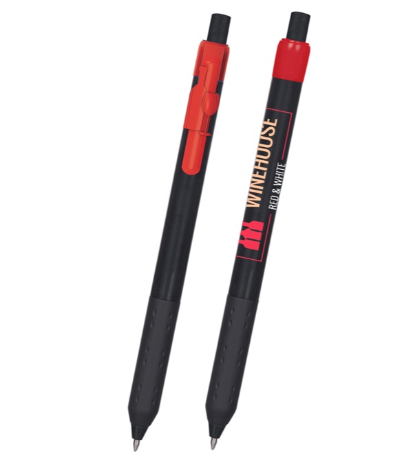 Alamo Black Barrel Pen with Wine Clip