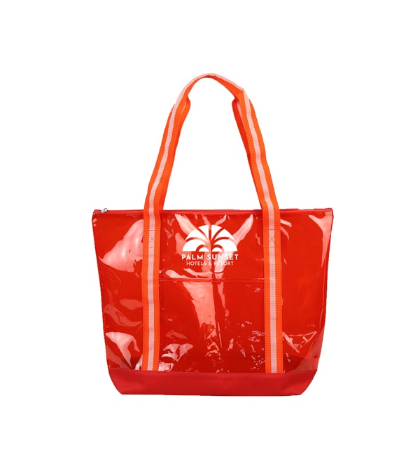 Clear Tote With Zipper