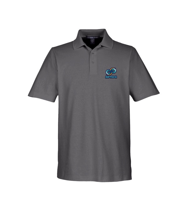 Devon & Jones CrownLux Performance Men's Plaited Polo - Embroidery