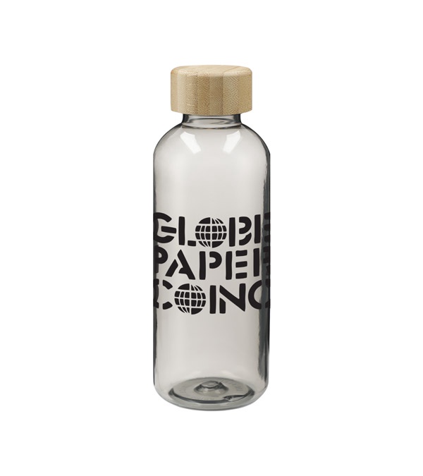 Sona 22 oz. RPET Reusable Bottle w/ FSC Bamboo Lid