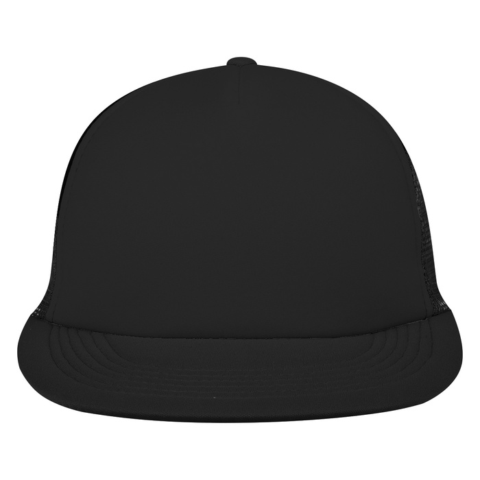 Flat Bill Trucker Cap