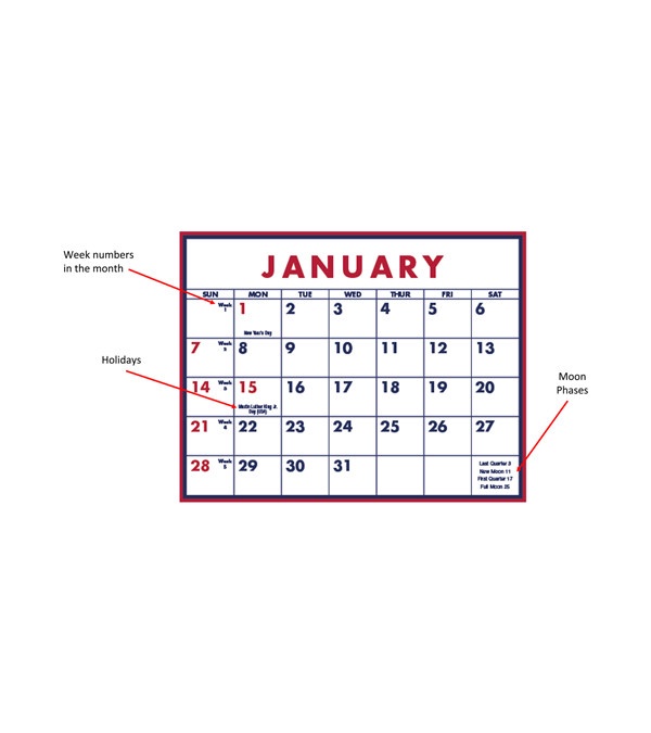 Span-A-Year Calendar