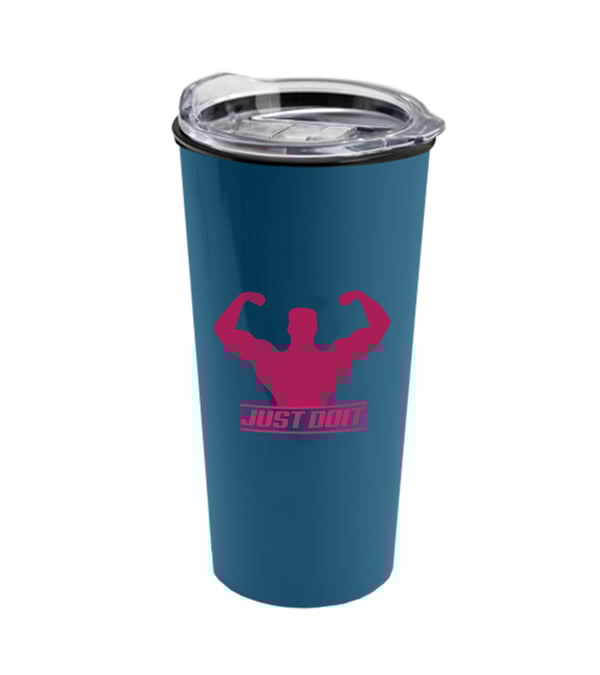The Roadmaster - 18 oz. Travel Tumbler with Clear Slide Lid