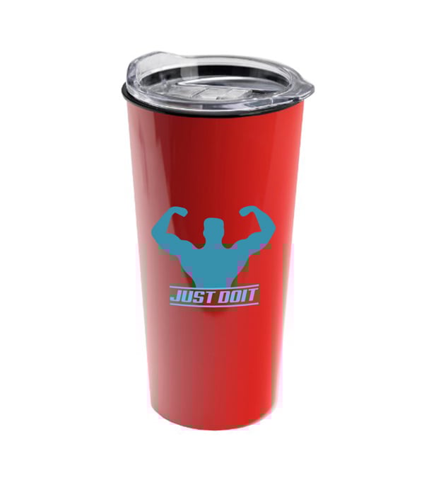 The Roadmaster - 18 oz. Travel Tumbler with Clear Slide Lid