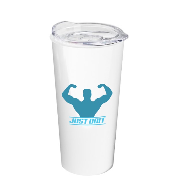 The Roadmaster - 18 oz. Travel Tumbler with Clear Slide Lid