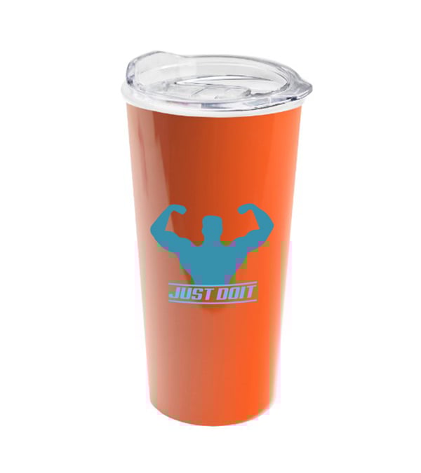 The Roadmaster - 18 oz. Travel Tumbler with Clear Slide Lid