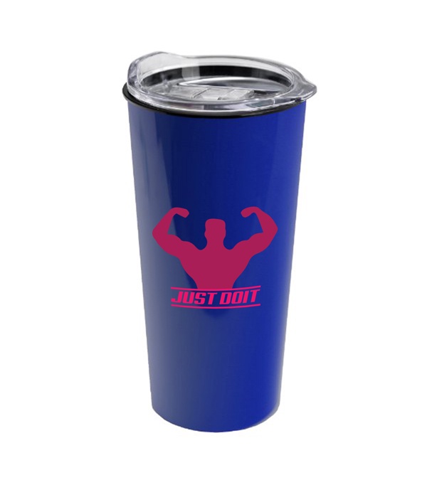 The Roadmaster - 18 oz. Travel Tumbler with Clear Slide Lid